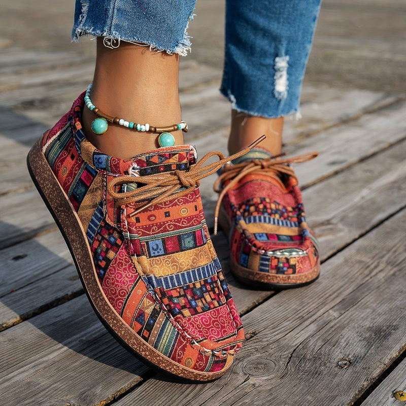 Kolorowe damskie buty – Unikalny styl boho z wygodnym noszeniem