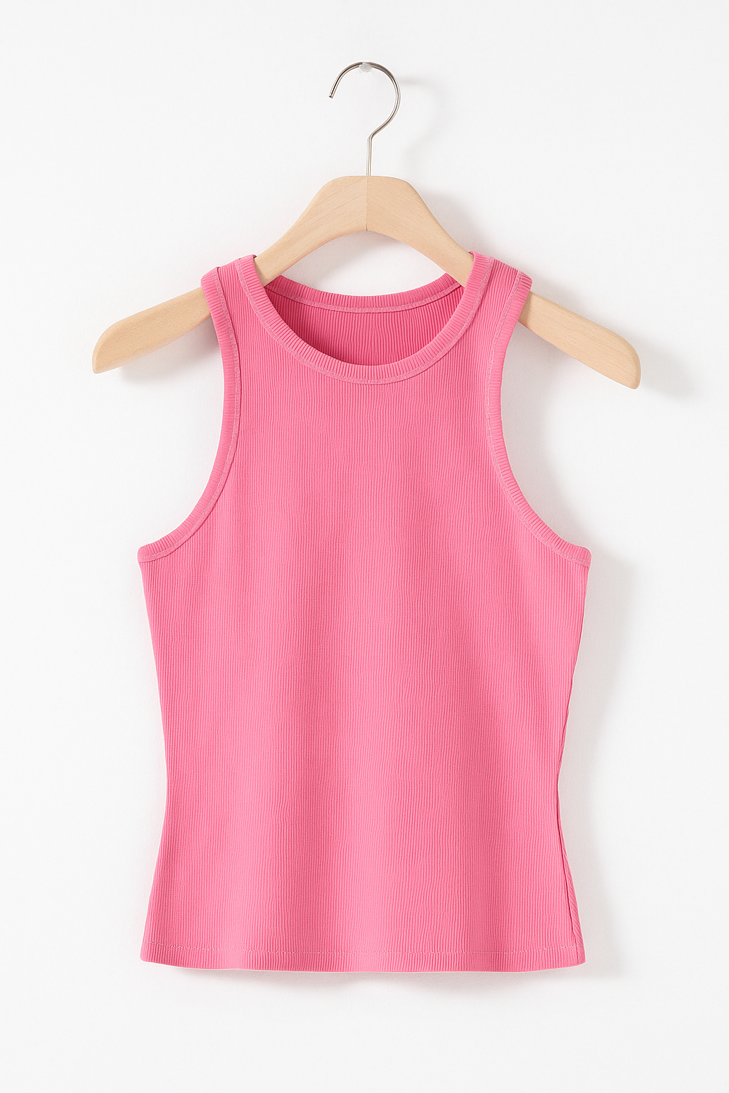 Top Lina bez rękawów z drobną fakturą