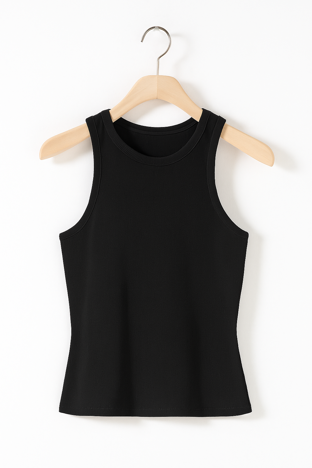 Top Lina bez rękawów z drobną fakturą