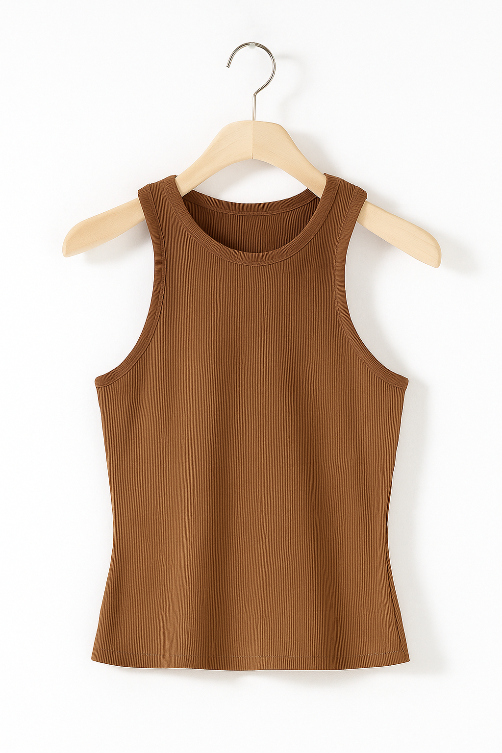 Top Lina bez rękawów z drobną fakturą