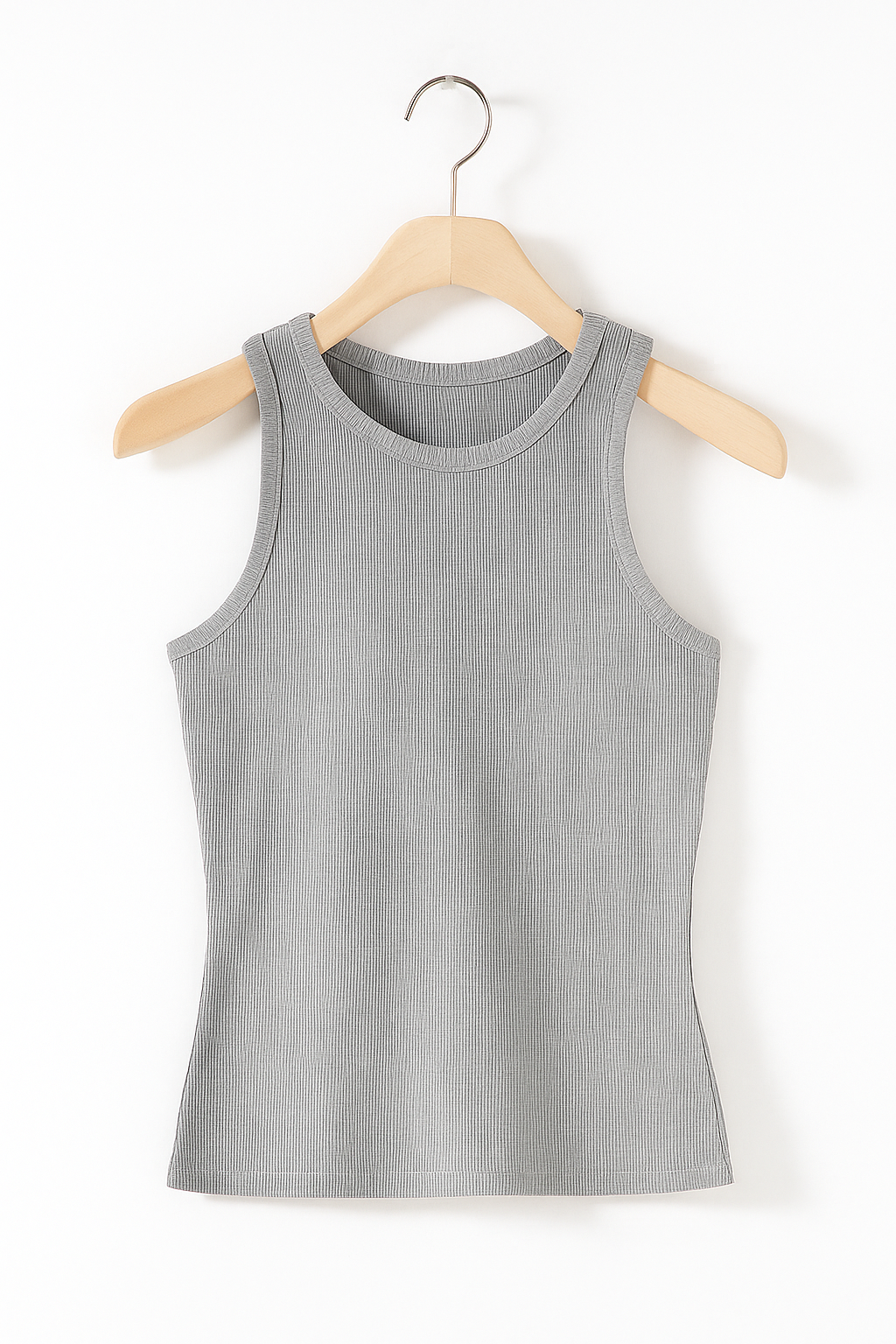 Top Lina bez rękawów z drobną fakturą