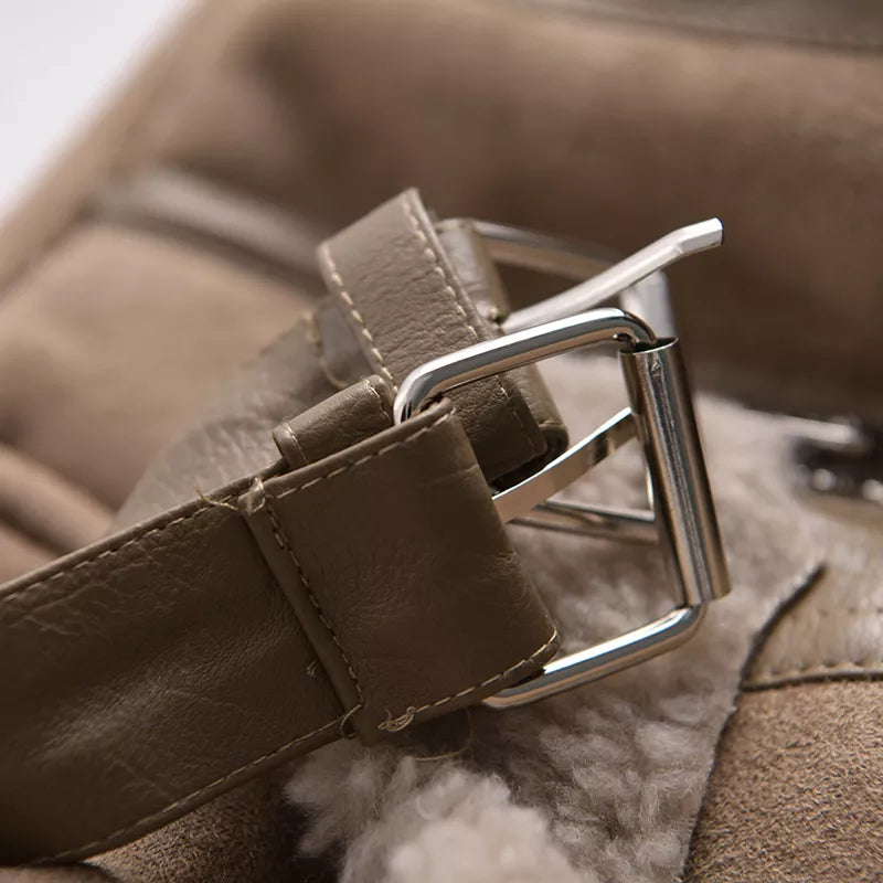 LOUISE | Stylowa Kurtka Z Zamszu – Ciepła i Modna