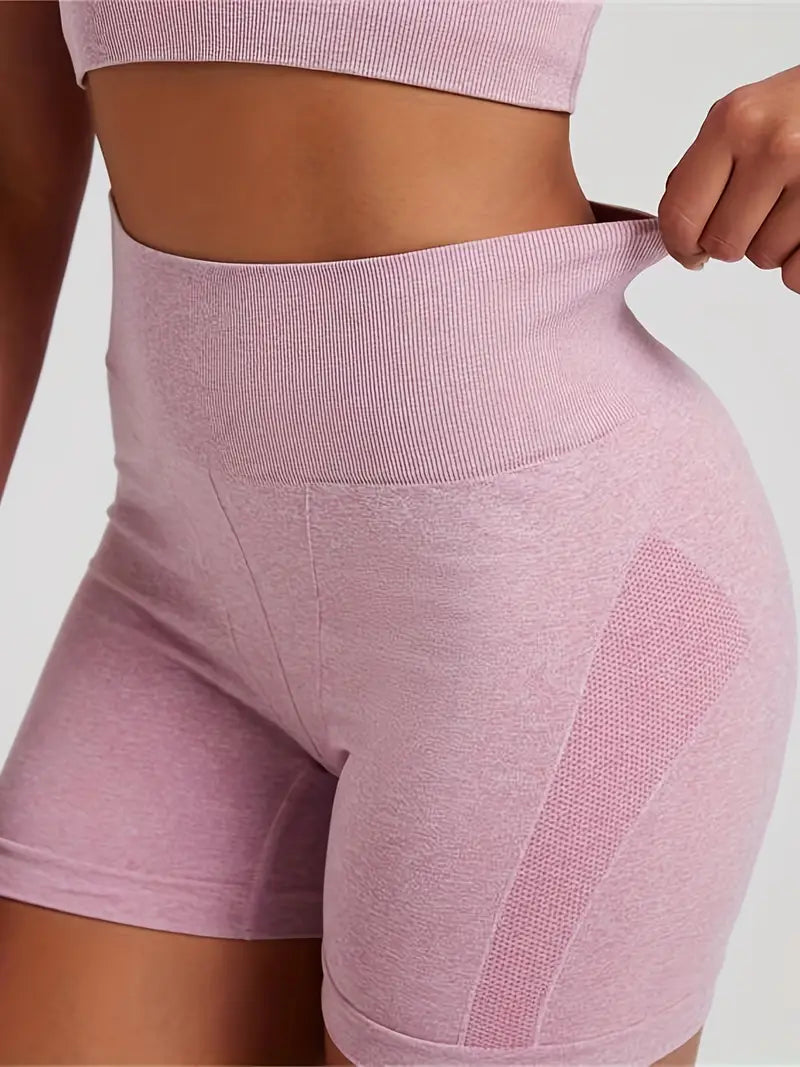 Damski Zestaw Treningowy z Legginsami High-Waist i Krótkim Topem