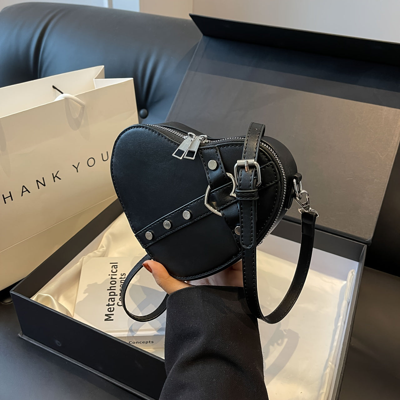 Mode Outlet | Serce Kształt Torba Na Ramię – Stylowa i Modna