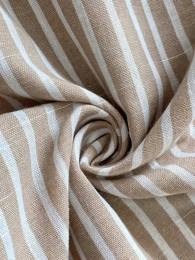 Mode Outlet | Stylowe Spodnie w Paski z Szerokimi Nogawkami