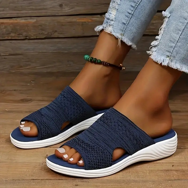 Wygodne kapcie damskie z dodatkowym wsparciem