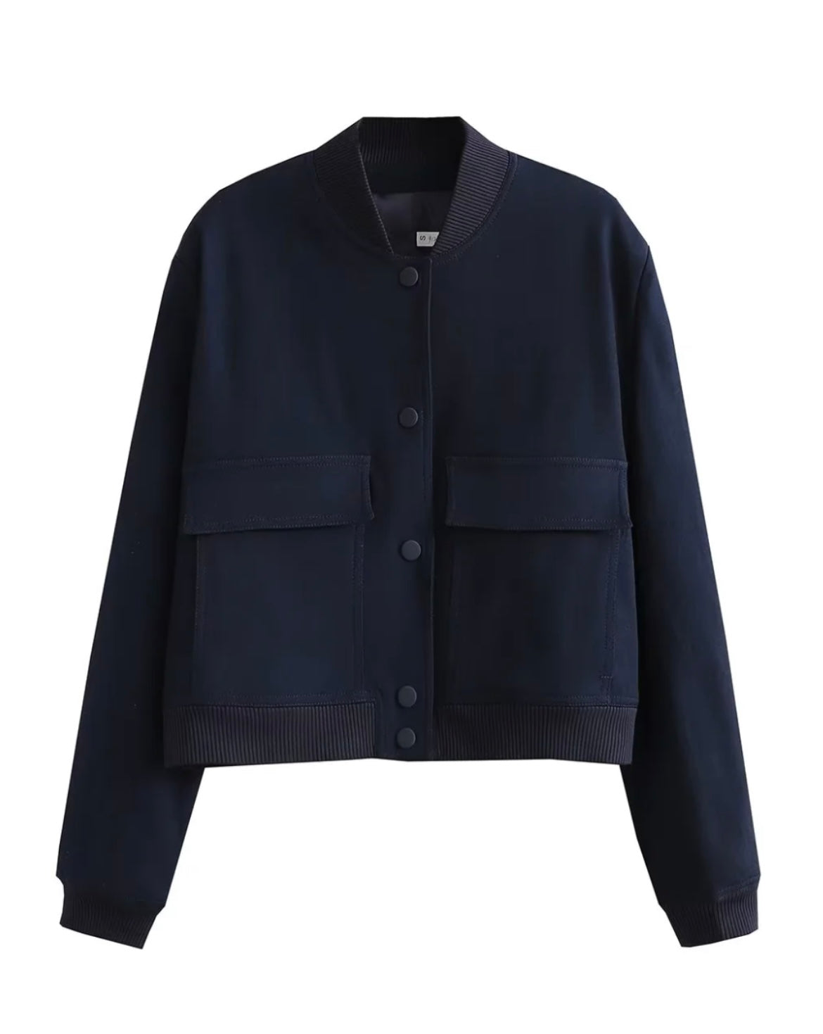 Mila | Modna Krótka Kurtka Bomberka w Kolorze Ecru