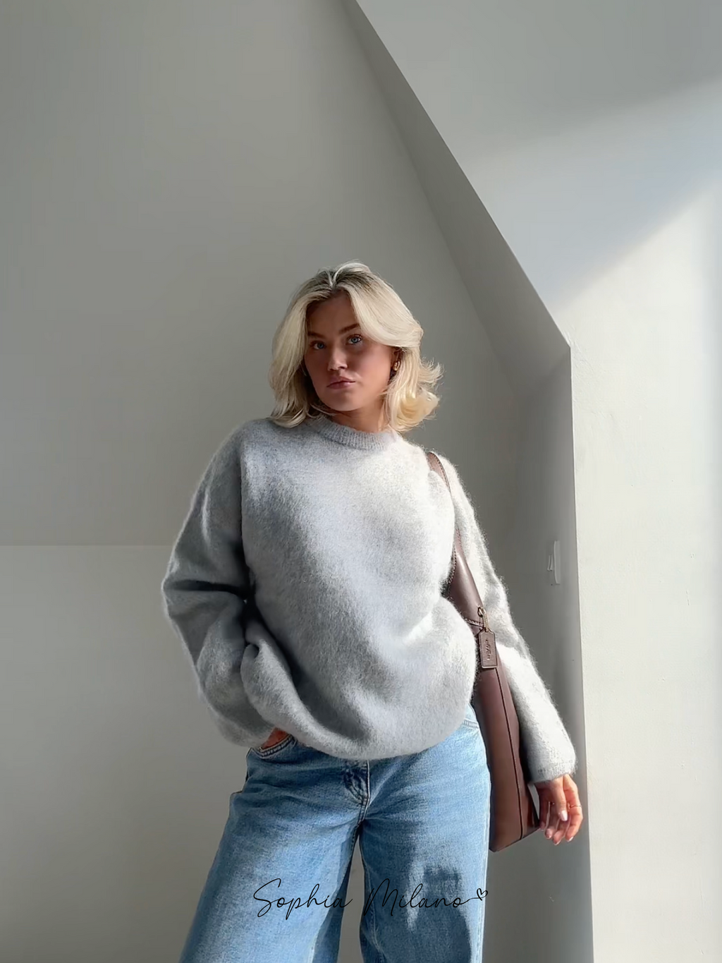 Elodie - Luksusowy Sweter Oversize dla Ponadczasowego Stylu