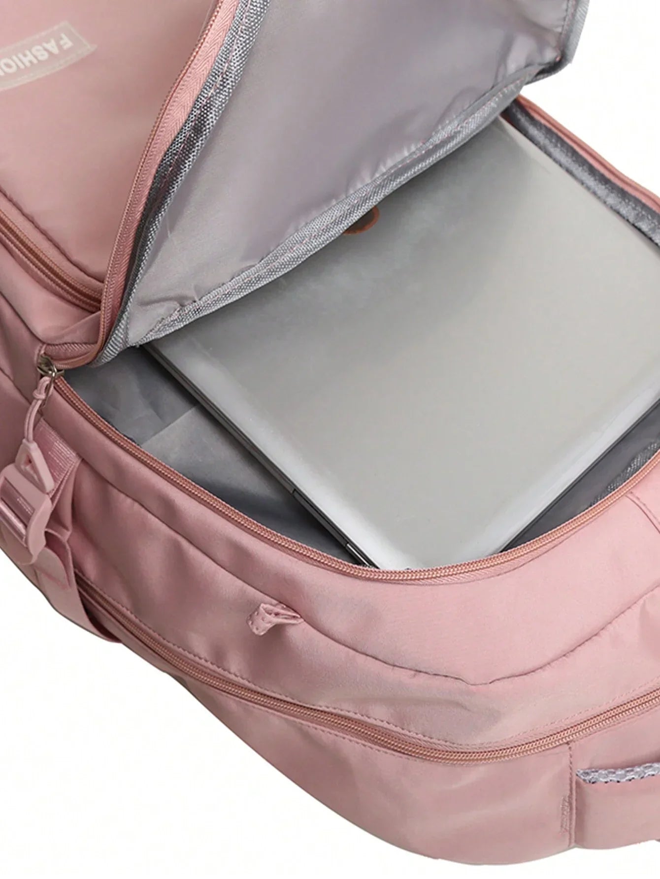 Wodoodporny różowy plecak dla dziewcząt z kieszenią na laptopa – stylowa torba szkolna