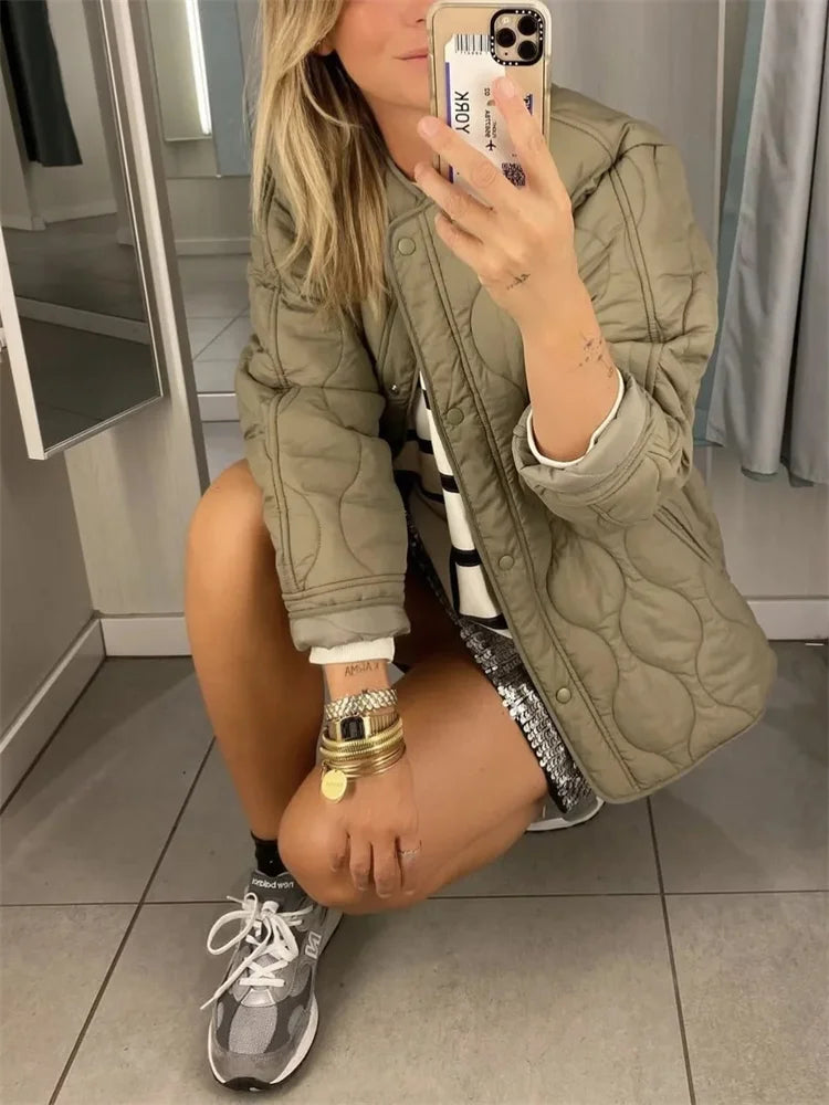 Elena – Zimowa Kurtka Oversize dla Kobiet | Stylowa i Ciepła