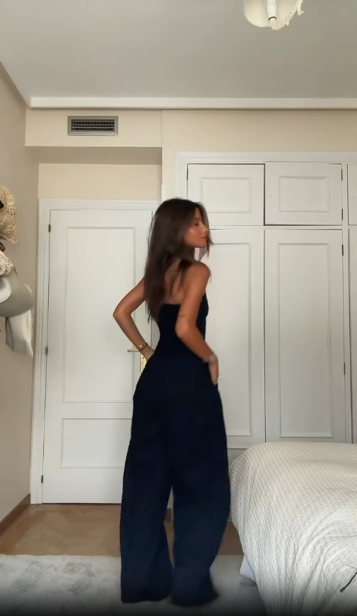 De Mode Outlet | Damski Kombinezon O Dopasowanym Kroju