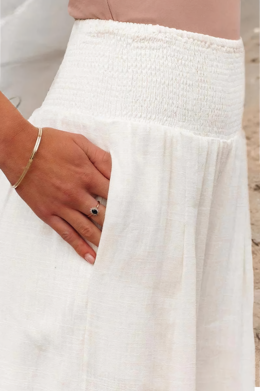 Isla | Damskie Spodnie Palazzo z Wysokim Stanem