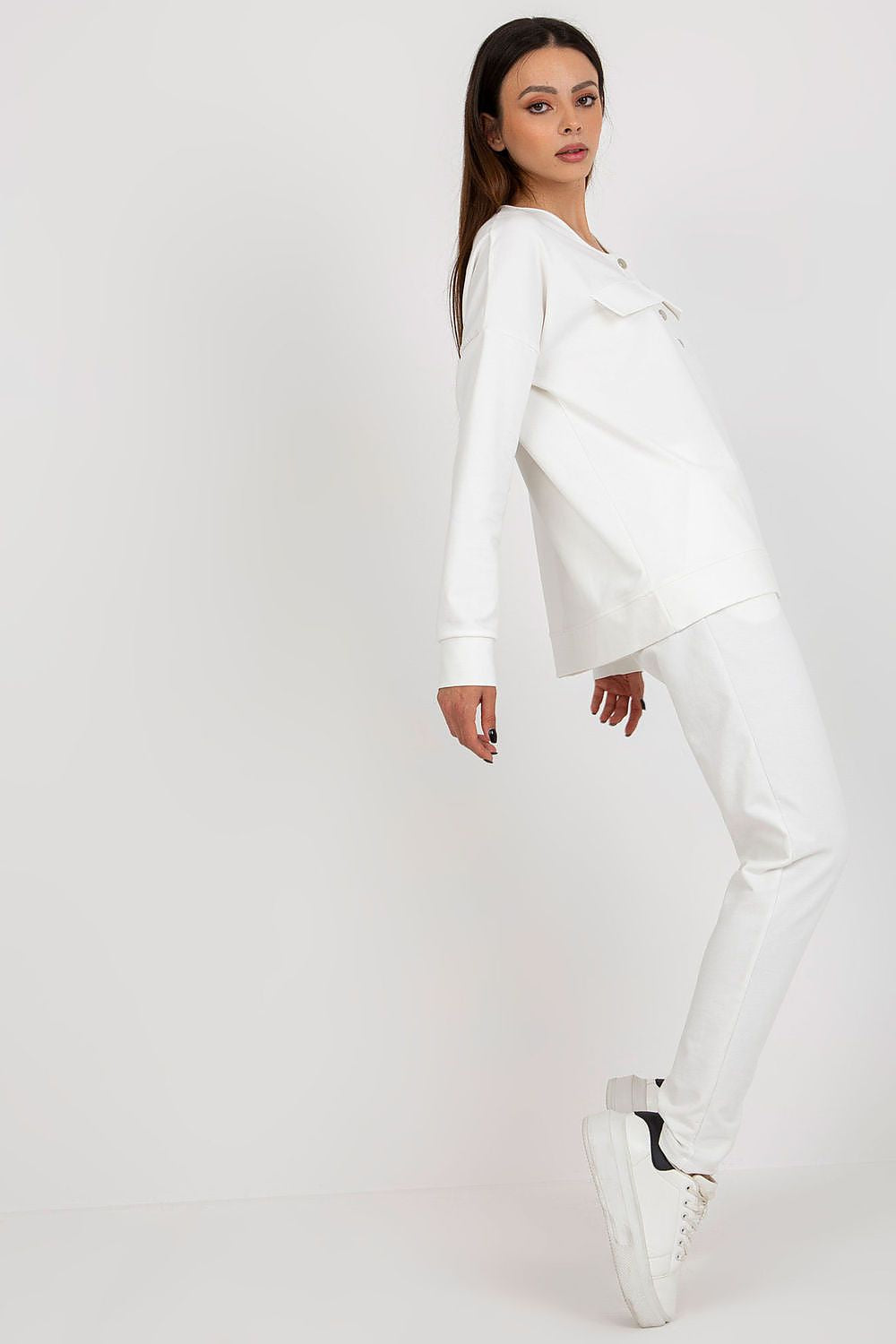 Livia - Luksusowy Zestaw Domowy z Swetrem i Dopasowanymi Spodniami