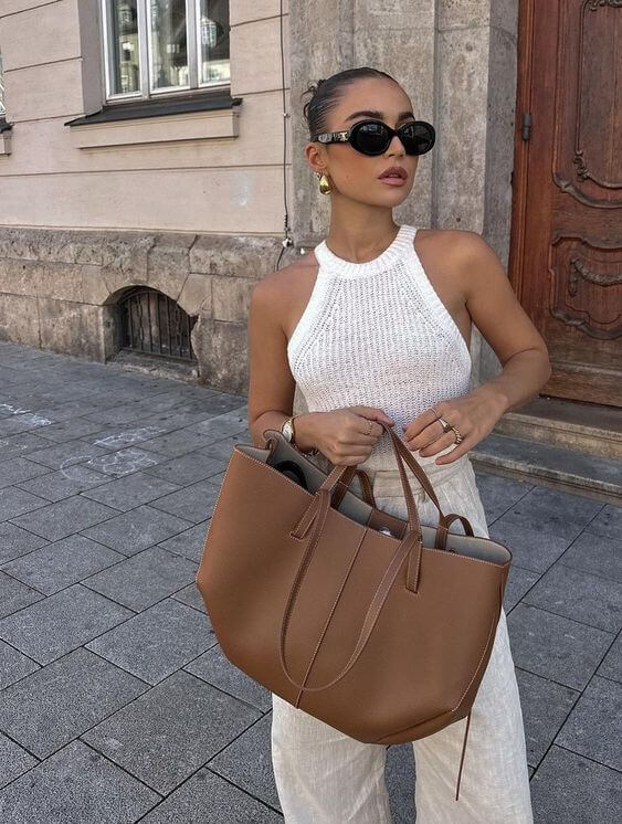 Torba Tote Vintage – Pojemna torba damska