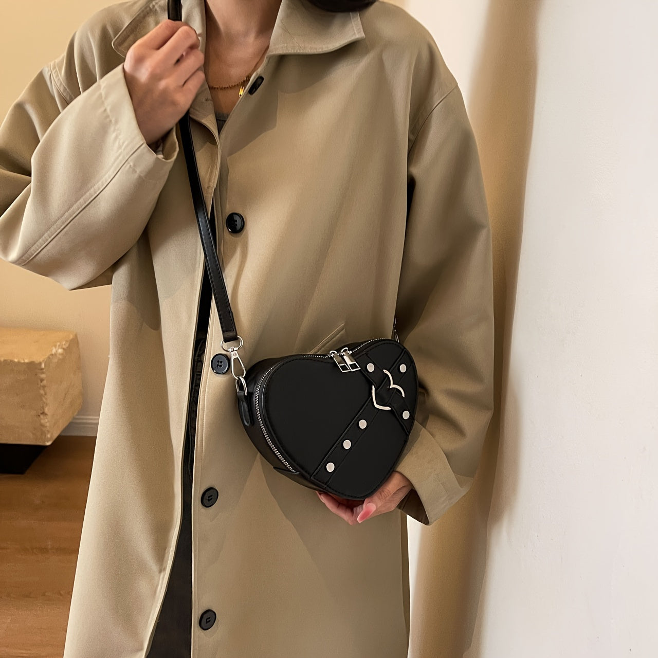 Mode Outlet | Serce Kształt Torba Na Ramię – Stylowa i Modna