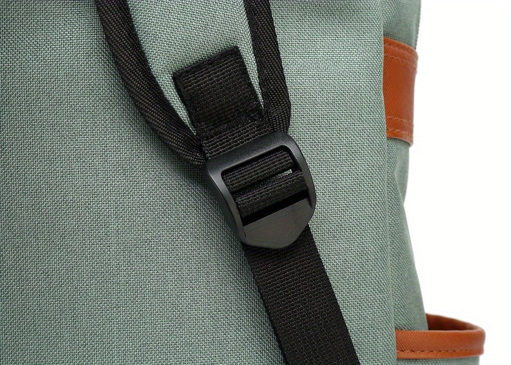 Wodoodporny plecak na laptopa unisex – duża pojemność z kieszenią na powerbank